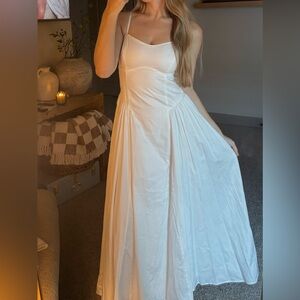 Abercrombie & Fitch Strapless White Dress